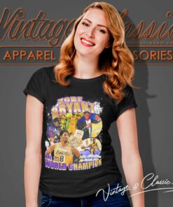 Kobe Bryant Lakers Nba 5x World Champion 2x Final Mvp Women TShirt