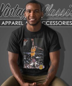 Kobe Bryant Lakers Rookie With A Monster Dunk T Shirt 1