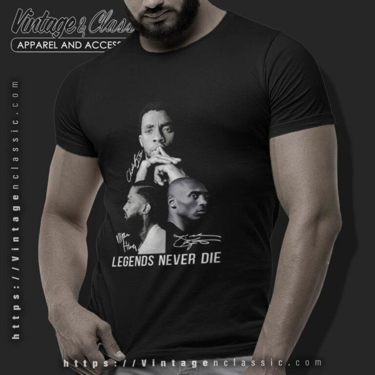 Kobe Bryant Legends Never Die And Black Panther Nipsey Hussle T Shirt Kobe Bryant Legends Never Die And Black Panther Nipsey Hussle T Shirt