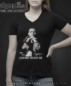 Kobe Bryant Legends Never Die And Black Panther Nipsey Hussle V Neck TShirt