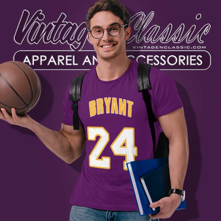 Kobe Bryant Los Angeles Lakers Net Number T Shirt 1 Kobe Bryant Los Angeles Lakers Net Number T Shirt 1