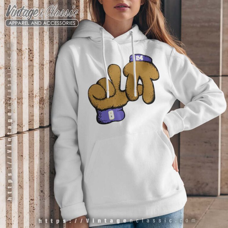Kobe Bryant Puppet Hands White Hoodie Kobe Bryant Puppet Hands White Hoodie