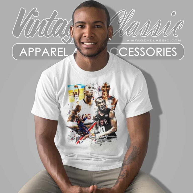 Kobe Bryant Shirt Usa Basketball Team Signature T Shirt Kobe Bryant Shirt Usa Basketball Team Signature T Shirt