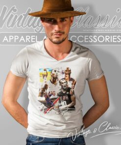 Kobe Bryant Shirt Usa Basketball Team Signature V Neck TShirt