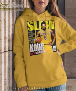 Kobe Bryant Slam Magazine 1998 Cover Yellow Hoodie