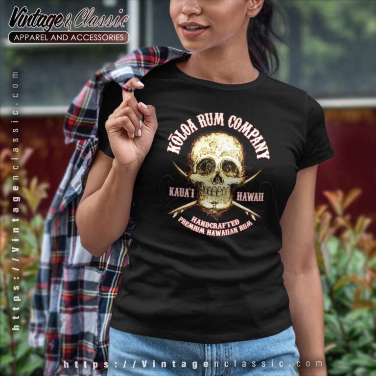 Koloa Rum Company Kauai Hawaii Women TShirt 1 Koloa Rum Company Kauai Hawaii Women TShirt 1
