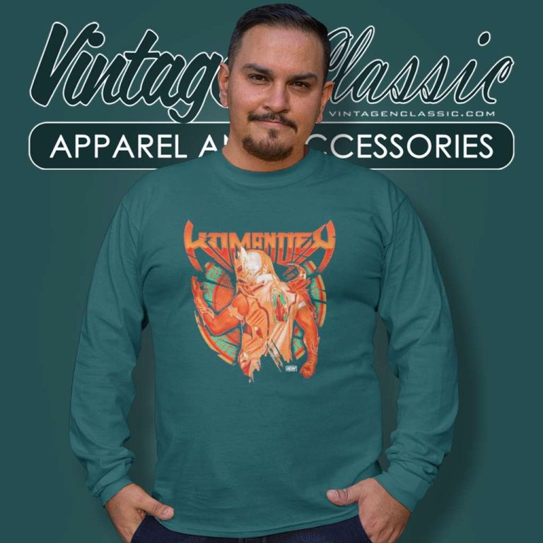 Komander El As Del Espacio Aew Long Sleeve Tee Komander El As Del Espacio Aew Long Sleeve Tee