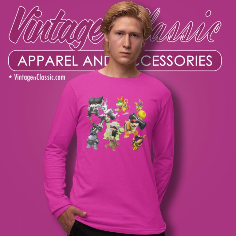 Koopaling Gang Cosplay Long Sleeve Tee Koopaling Gang Cosplay Long Sleeve Tee
