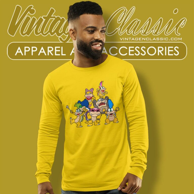 Koopalings Driver Mario Kart Long Sleeve Tee Koopalings Driver Mario Kart Long Sleeve Tee