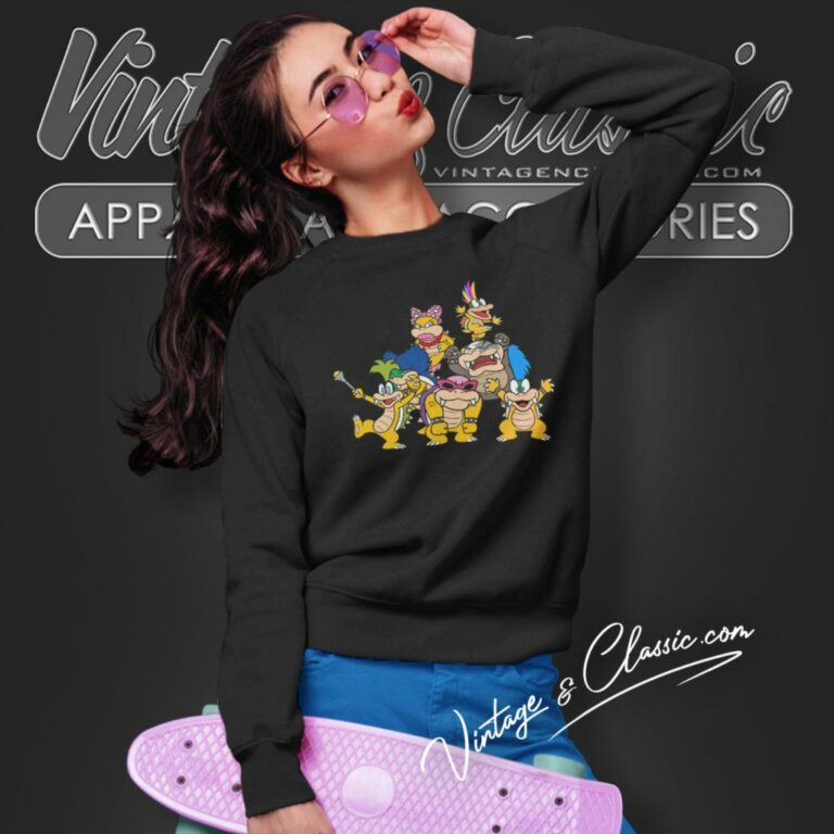 Koopalings Driver Mario Kart Sweatshirt Koopalings Driver Mario Kart Sweatshirt