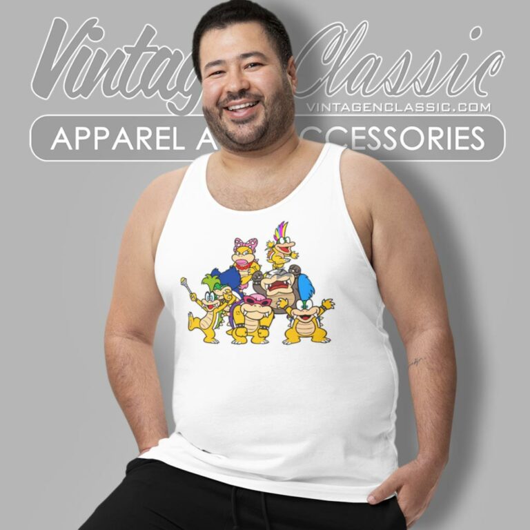Koopalings Driver Mario Kart Tank Top Racerback Koopalings Driver Mario Kart Tank Top Racerback