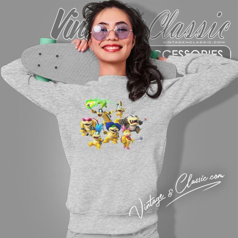 Koopalings Nintendo Super Mario Bros Sweatshirt Koopalings Nintendo Super Mario Bros Sweatshirt