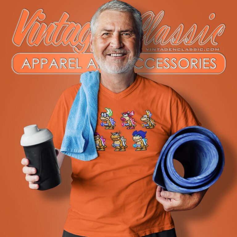 Koopalings Pixel Art V Neck TShirt Koopalings Pixel Art V Neck TShirt