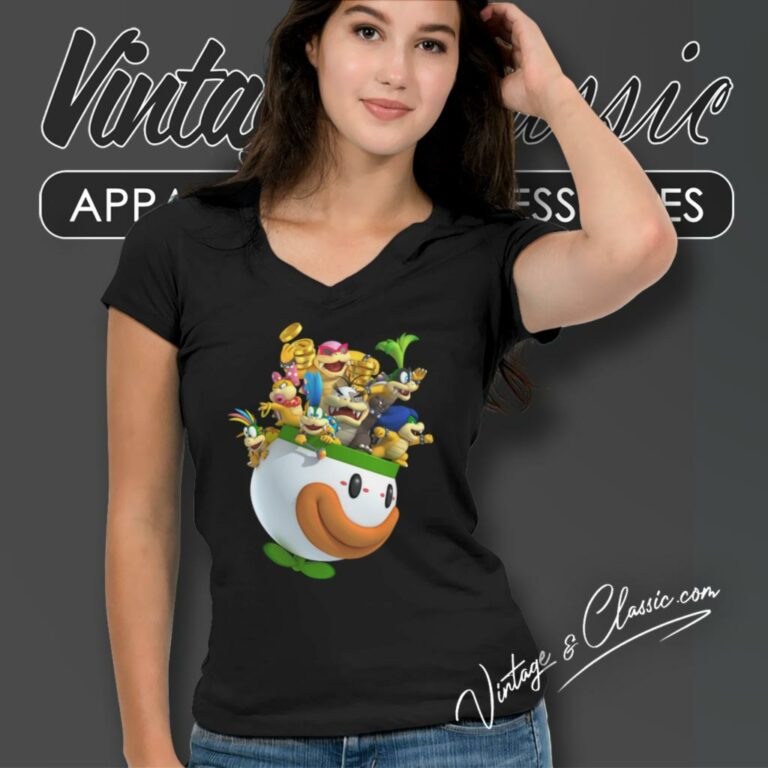 Koopalings Shirt Super Smash Bros V Neck TShirt Koopalings Shirt Super Smash Bros V Neck TShirt