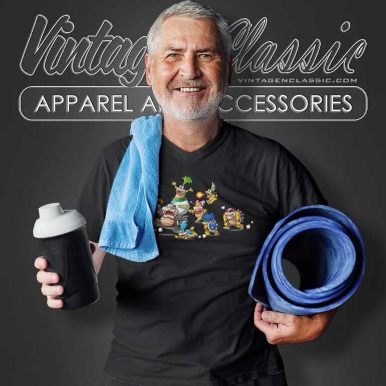 Koopalings Super Mario Bros Z Smbz V Neck TShirt Koopalings Super Mario Bros Z Smbz V Neck TShirt