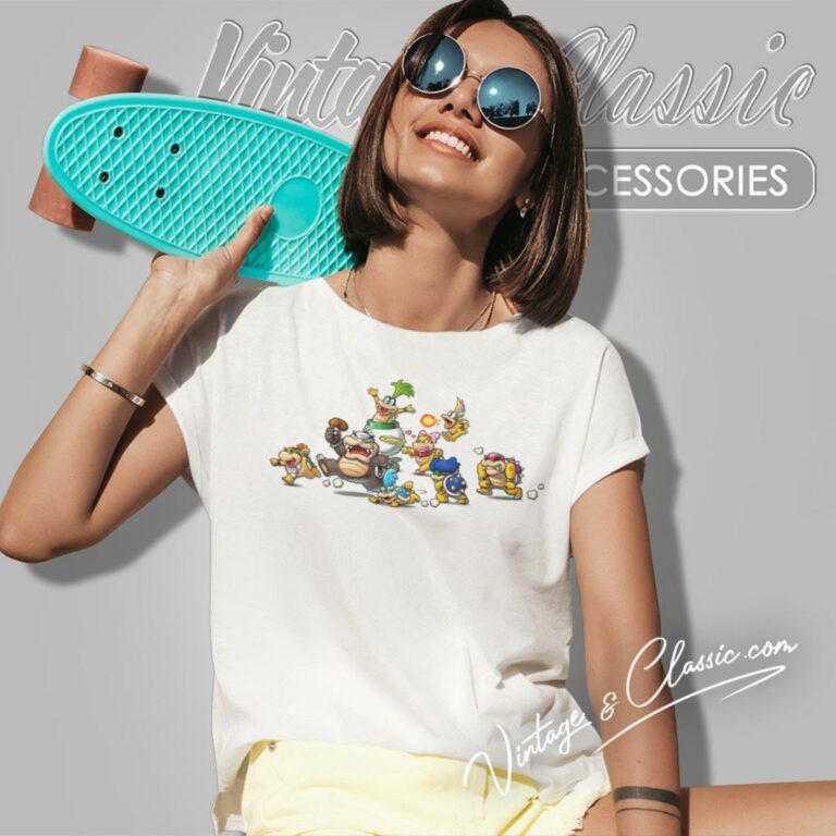 Koopalings Super Mario Bros Z Smbz Women T Shirt Koopalings Super Mario Bros Z Smbz Women T Shirt