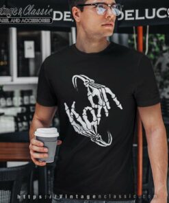 Korn Band Shirt Skeleton Sign Bone Logo Skeleton T Shirt