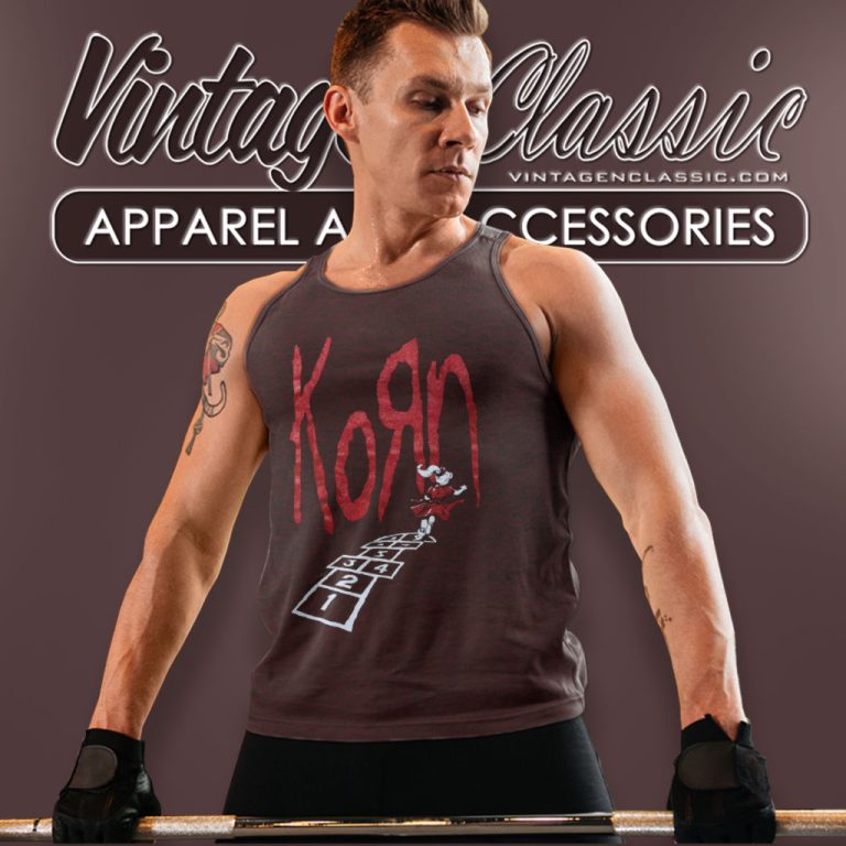 Korn Basic Logo Tank Top Racerback Korn Basic Logo Tank Top Racerback