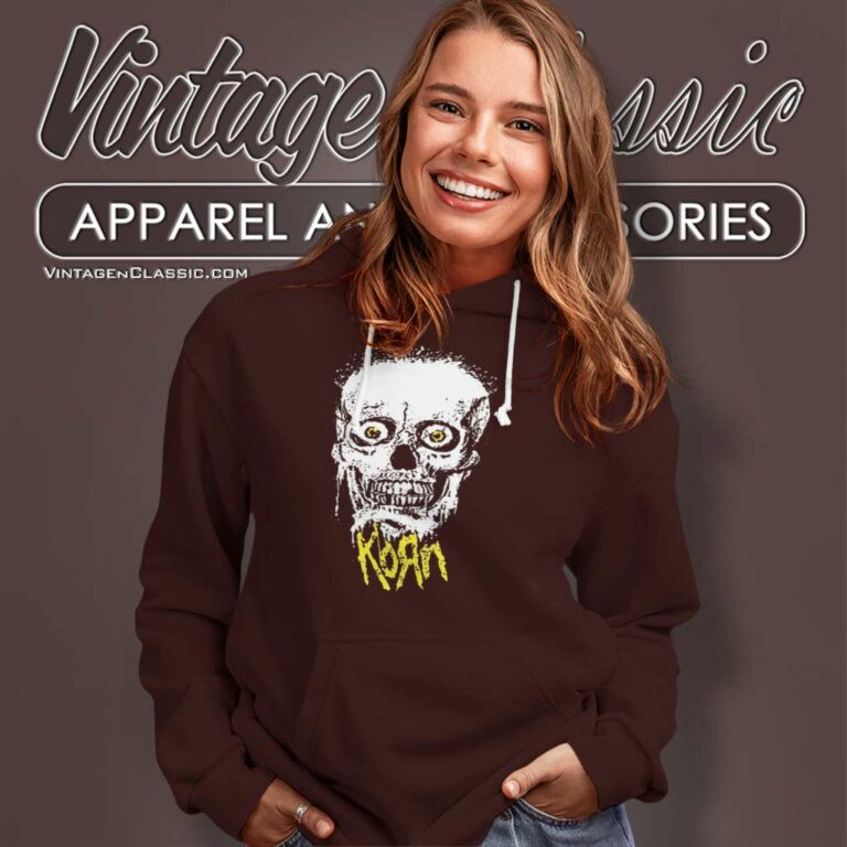 Korn Giant Skull Hoodie Korn Giant Skull Hoodie