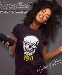 Korn Giant Skull Women TShirt