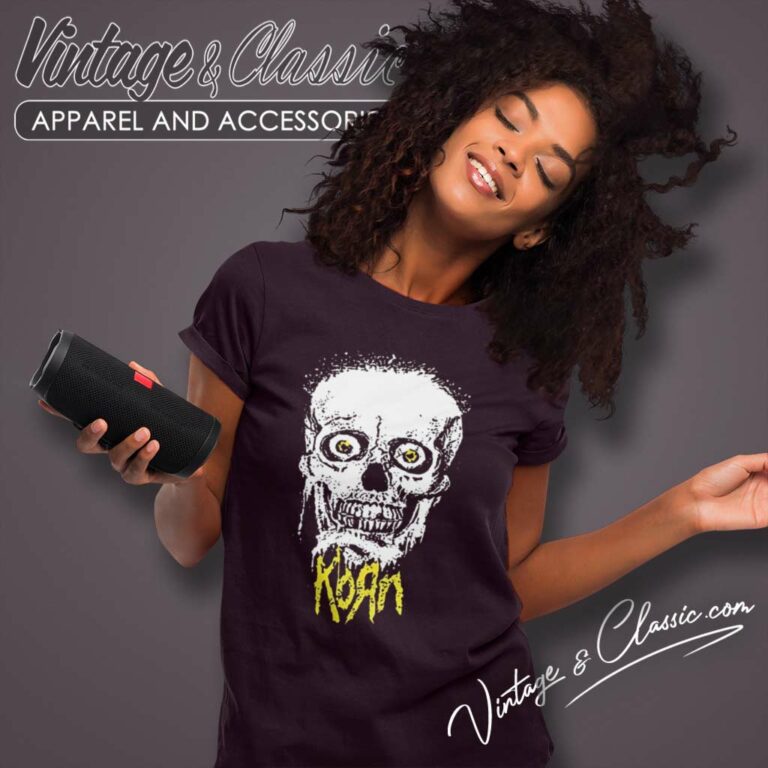 Korn Giant Skull Women TShirt Korn Giant Skull Women TShirt