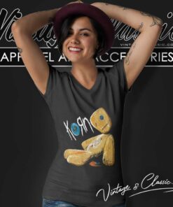 Korn Issues Album Art V Neck TShirt