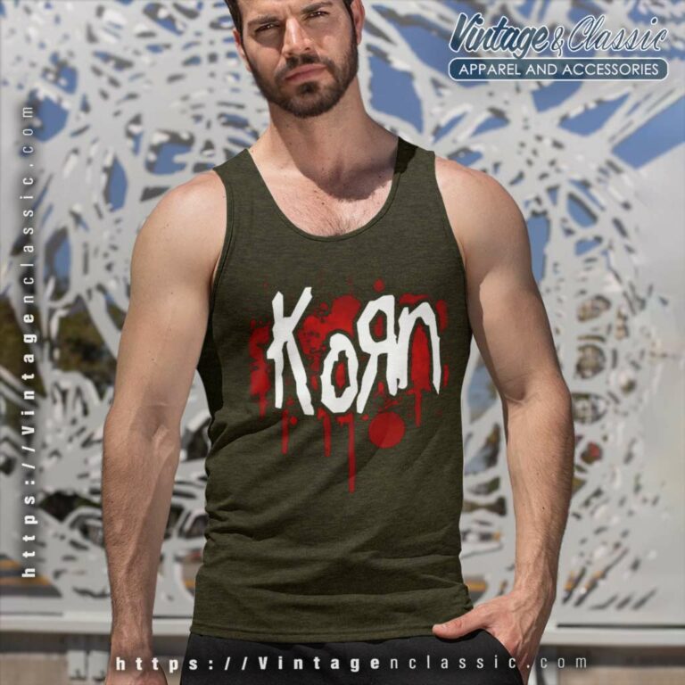 Korn Music Band S Air Tank Top Racerback Korn Music Band S Air Tank Top Racerback