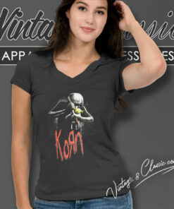 Korn Rock Band Voodoo Doll V Neck TShirt