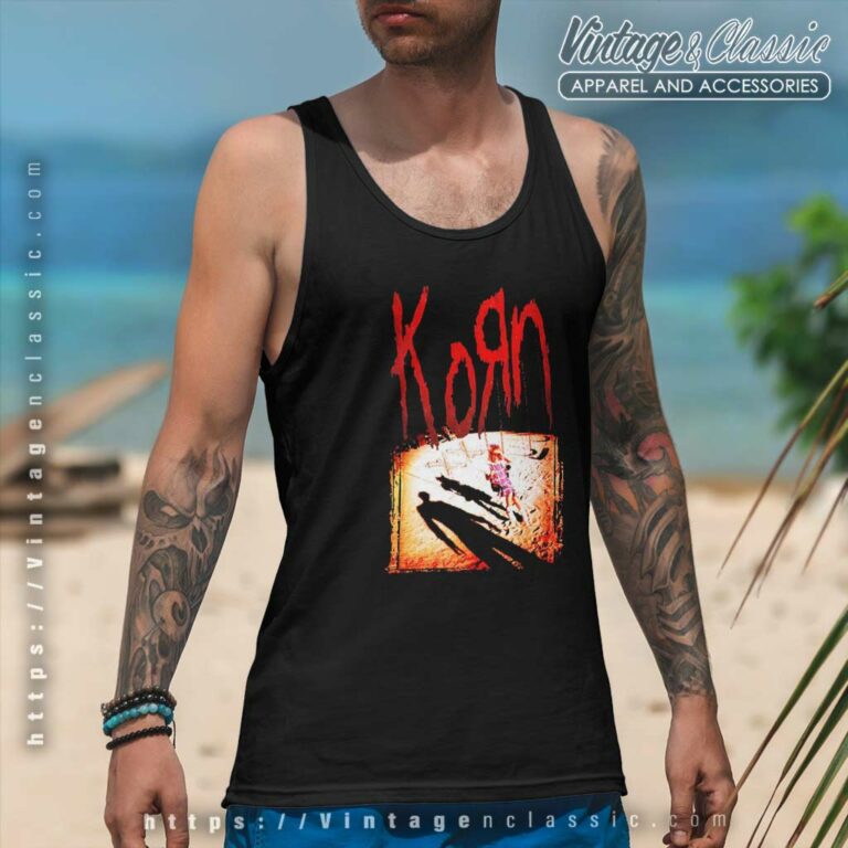 Korn Self Titled Tank Top Racerback Korn Self Titled Tank Top Racerback