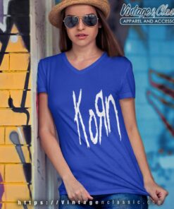 Korn Shirt 1996 Korn Life Is Peachy V Neck TShirt
