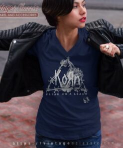 Korn Shirt Homme Sos Doll Noir V Neck TShirt