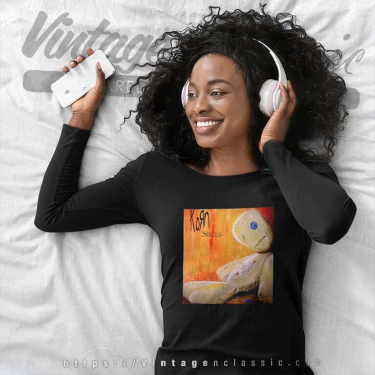 Korn Shirt Issues Cover Album Long Sleeve Tee Korn Shirt Issues Cover Album Long Sleeve Tee