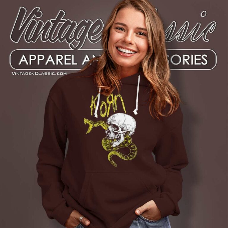 Korn Snake Skull Hoodie Korn Snake Skull Hoodie
