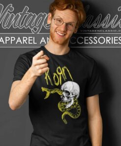 Korn Snake Skull T Shirt