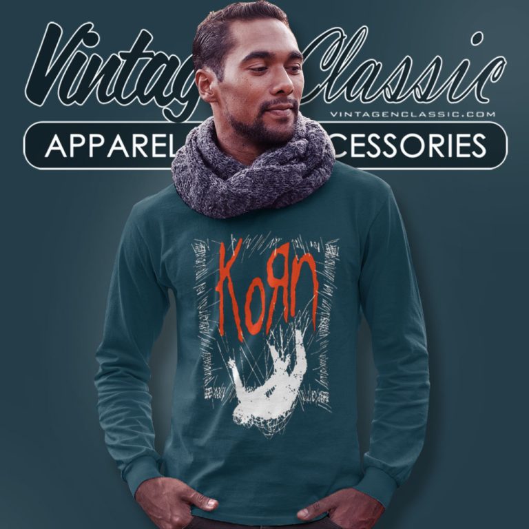 Korn The Nothing Album Long Sleeve Tee Korn The Nothing Album Long Sleeve Tee