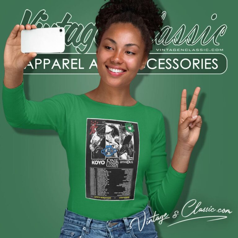 Koyo One Step Closer Anxious Tour 2024Long Sleeve Tee Koyo One Step Closer Anxious Tour 2024Long Sleeve Tee