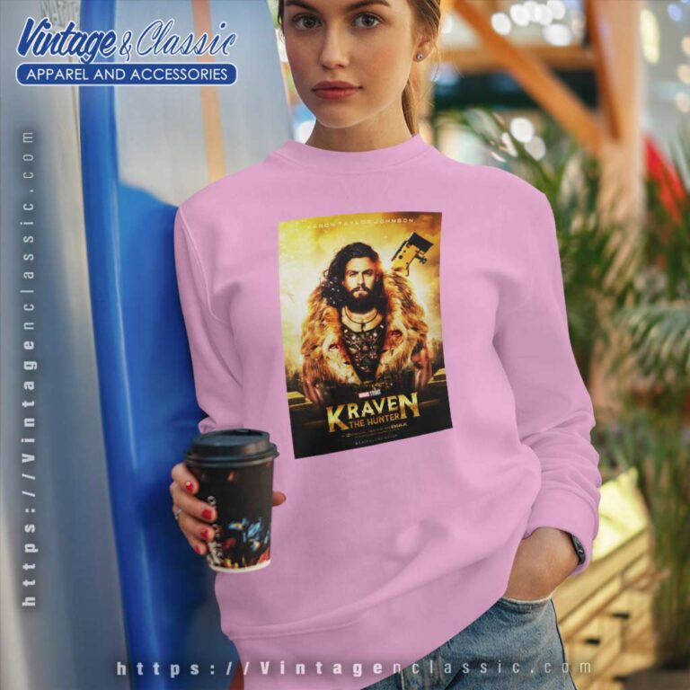 Kraven The Hunter Poster Sweatshirt Kraven The Hunter Poster Sweatshirt