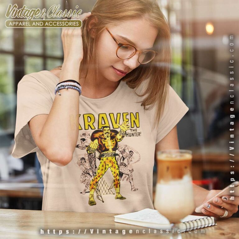 Kraven The Hunter Spider Man Marvel Comics Women TShirt Kraven The Hunter Spider Man Marvel Comics Women TShirt
