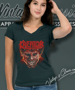 Kreator Bloodstock Demon V Neck TShirt