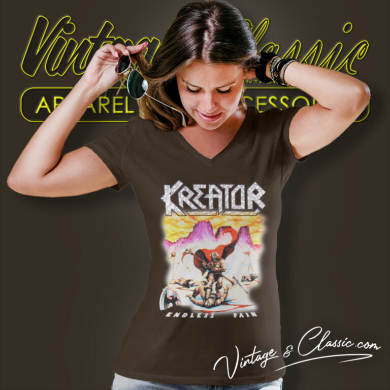 Kreator Endless Pain V Neck TShirt Kreator Endless Pain V Neck TShirt