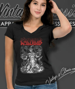 Kreator Satan Witchcraft V Neck TShirt