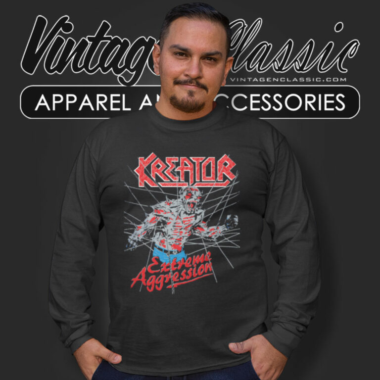 Kreator Shirt Extreme Aggression Tour Long Sleeve Tee Kreator Shirt Extreme Aggression Tour Long Sleeve Tee