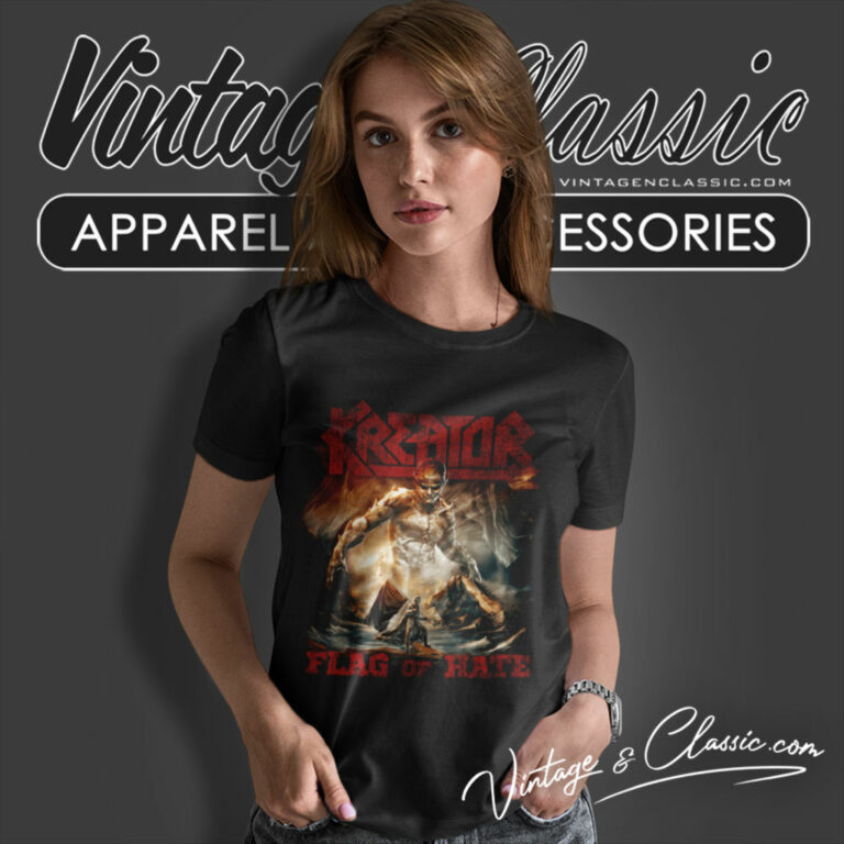 Kreator Shirt Flag Of Hate Women T Shirt Kreator Shirt Flag Of Hate Women T Shirt