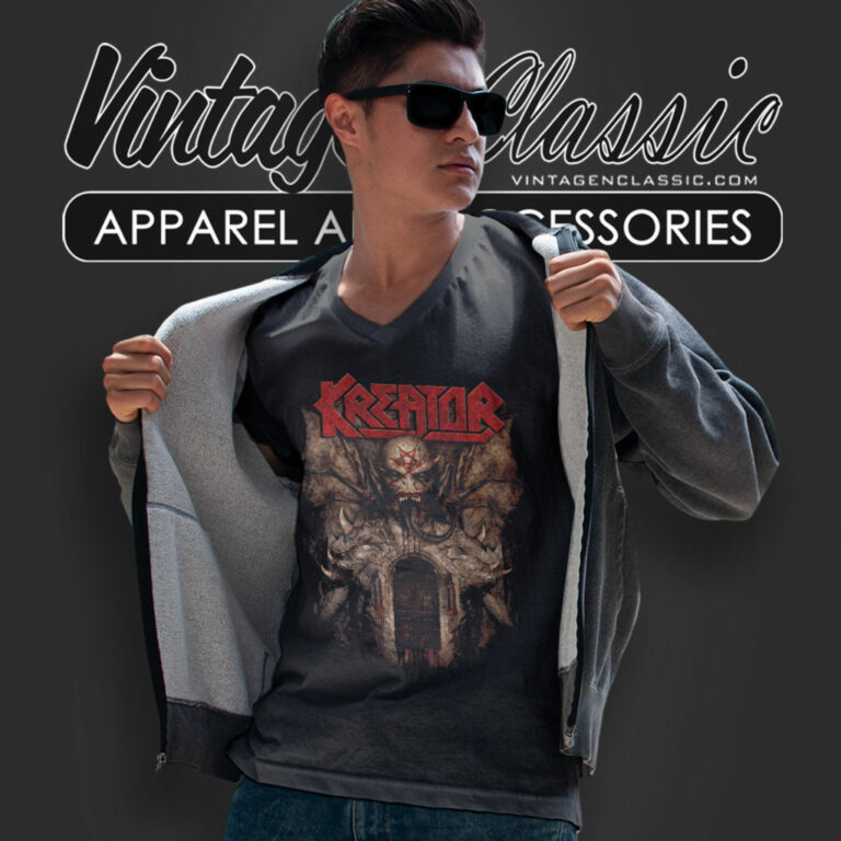Kreator Shirt Gods Of Violence V Neck TShirt Kreator Shirt Gods Of Violence V Neck TShirt