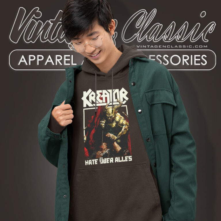 Kreator Shirt Hate Uber Alles Tracklist Hoodie Kreator Shirt Hate Uber Alles Tracklist Hoodie