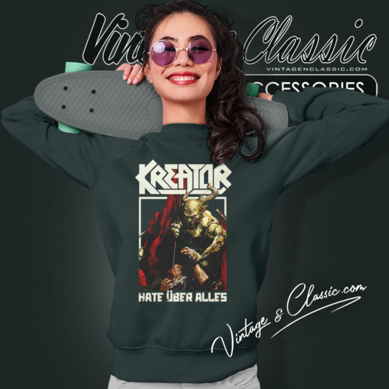 Kreator Shirt Hate Uber Alles Tracklist Sweatshirt Kreator Shirt Hate Uber Alles Tracklist Sweatshirt