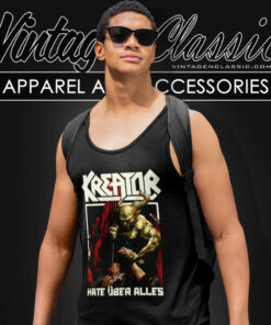 Kreator Shirt Hate Uber Alles Tracklist Tank Top Racerback