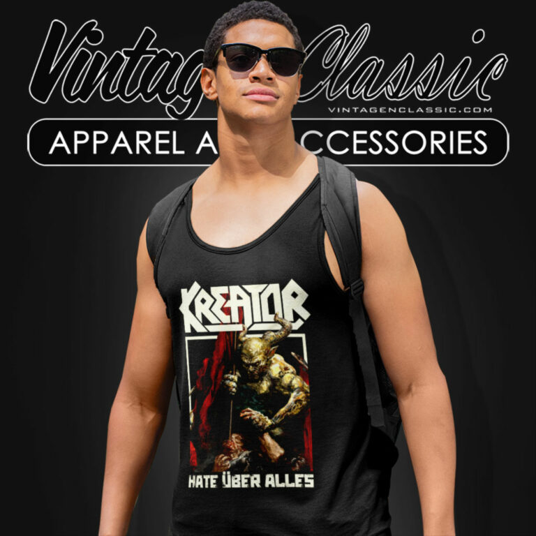Kreator Shirt Hate Uber Alles Tracklist Tank Top Racerback Kreator Shirt Hate Uber Alles Tracklist Tank Top Racerback