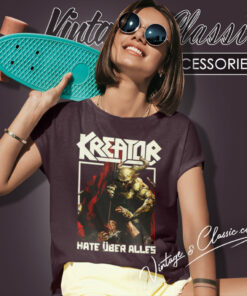Kreator Shirt Hate Uber Alles Tracklist Women T Shirt
