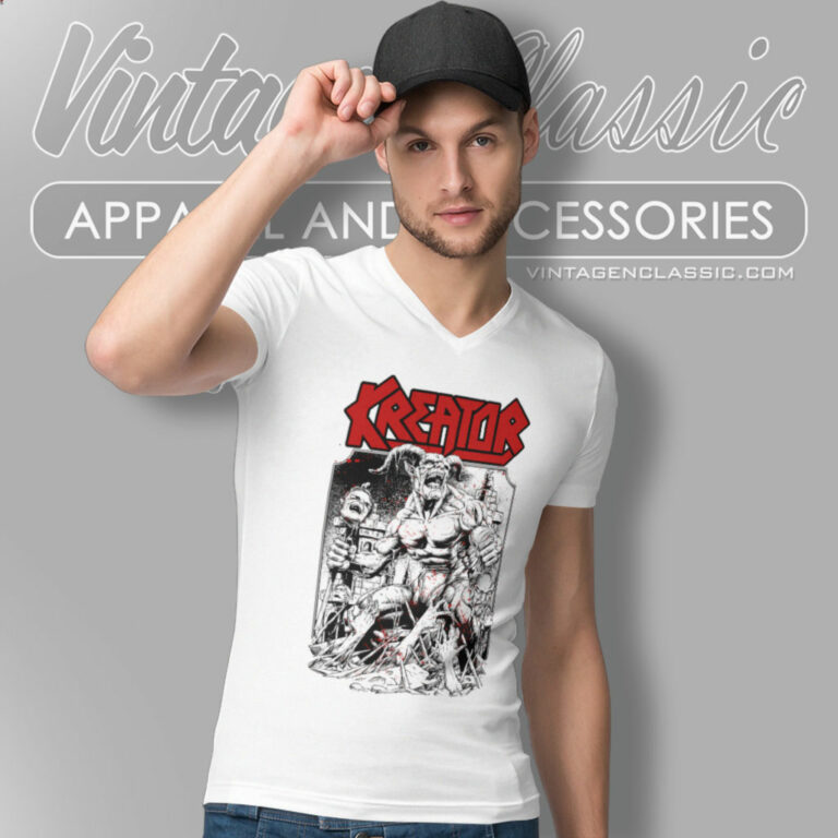 Kreator Shirt Hate Uber Alles V Neck TShirt Kreator Shirt Hate Uber Alles V Neck TShirt
